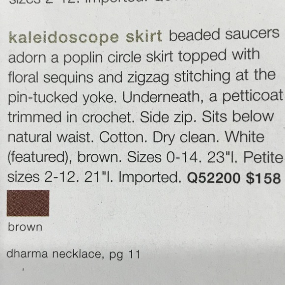 2005 Anthro “Kaleidoscope Skirt” by Odille - Picture 8 of 8